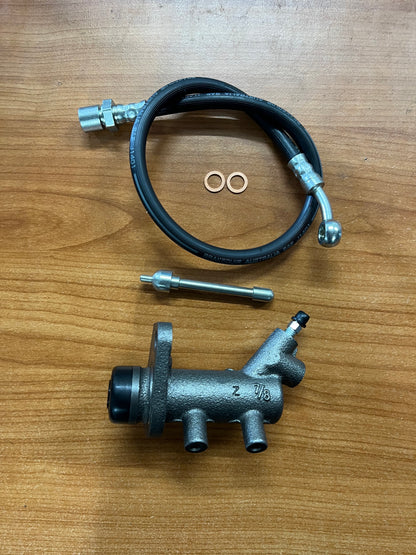 2007-2012 4jj1  Jackaroo slave and dampener bypass/extended clutch fluid line. (Combo)